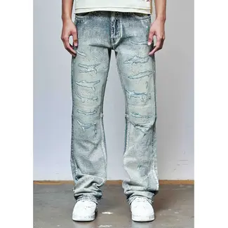 First Row First Row Rhinestones Jeans Flared FRD4101