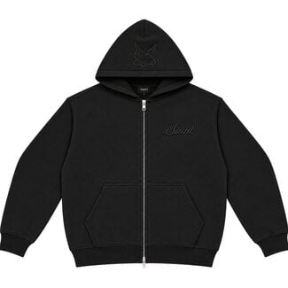 Tourn Tourn Saint Hoodie Zip Up Black-SIG (HZ-005)
