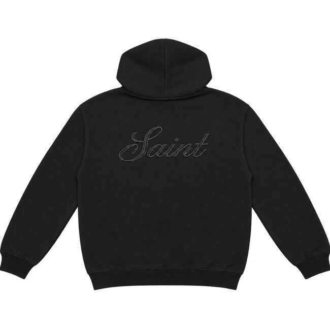 Tourn Tourn Saint Hoodie Zip Up Black-SIG (HZ-005)