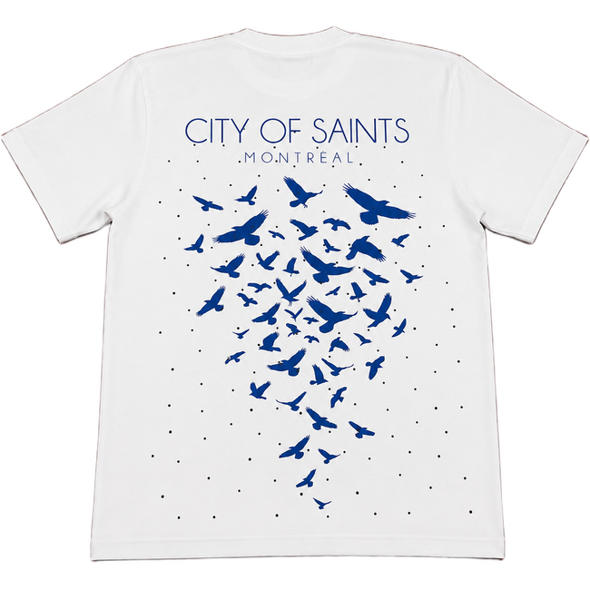 Tourn Tourn Birds Saint Tee White/Blue Diamond (SA-056A)