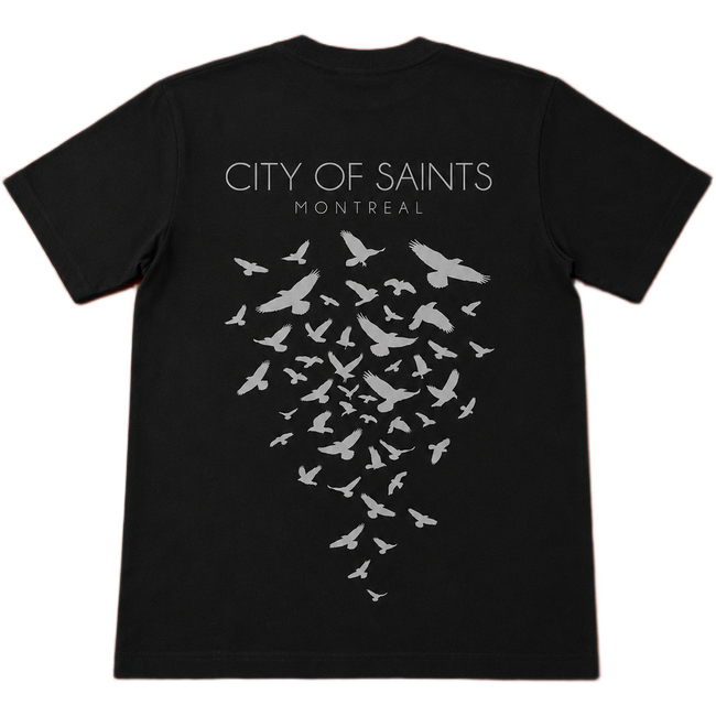 Tourn Tourn Birds Saint Tee Black (SA-058)