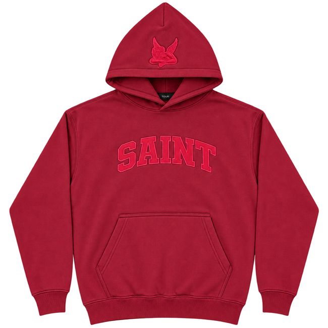 Tourn Tourn Saint Hoodie Red Wine