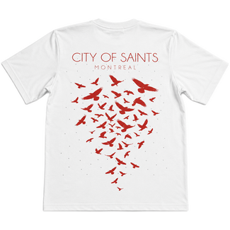 Tourn Tourn Birds Saint Tee White/Red (SA-057A)