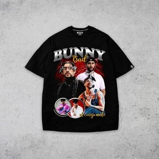 Modern Hustler Modern Hustler Bad Bunny Black T-Shirt