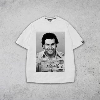 Modern Hustler Modern Hustler Pablo Escobar White T-Shirt