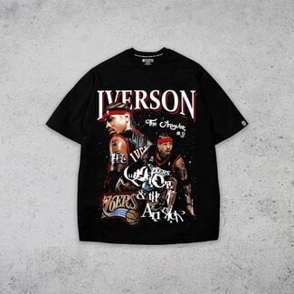 Modern Hustler Modern Hustler Allen Iverson Black T-Shirt (v5)