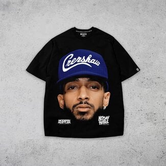 Modern Hustler Modern Hustler Nipsey Hussle Blue Black T-Shirt