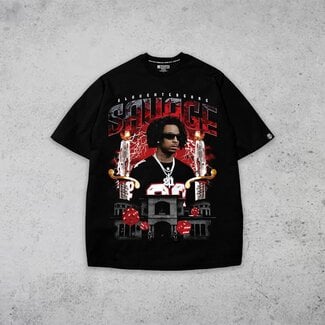 Modern Hustler Modern Hustler 21 Savage Black/Red T-Shirt