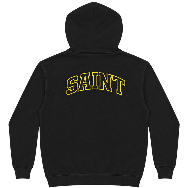 Tourn Tourn Saint Hoodie Zip Up Black-YEL (HZ-001)