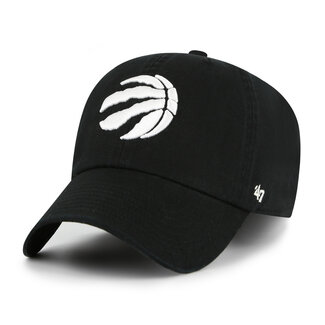 47 Brand '47 Brand Toronto Raptors Clean-Up Adjustable Hat Black/White