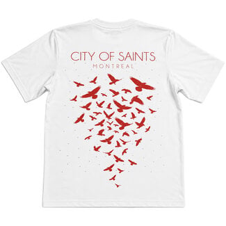 Tourn Tourn Birds Saint Tee White/Red Diamond