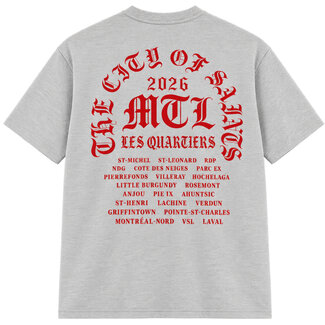 Tourn Tourn Saint Les Quartiers T-Shirt Grey (SA-074)