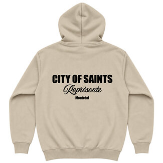 Tourn Tourn Saint REPRESENTS Zip Hoodie Apricot (HZ-010)