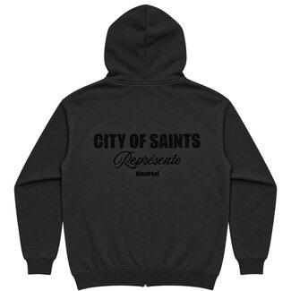 Tourn Tourn Saint REPRESENTS Zip Hoodie Black (HZ-009)