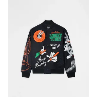 Reason NYC Reason Bugs Bunny Varsity Jacket Black (305)