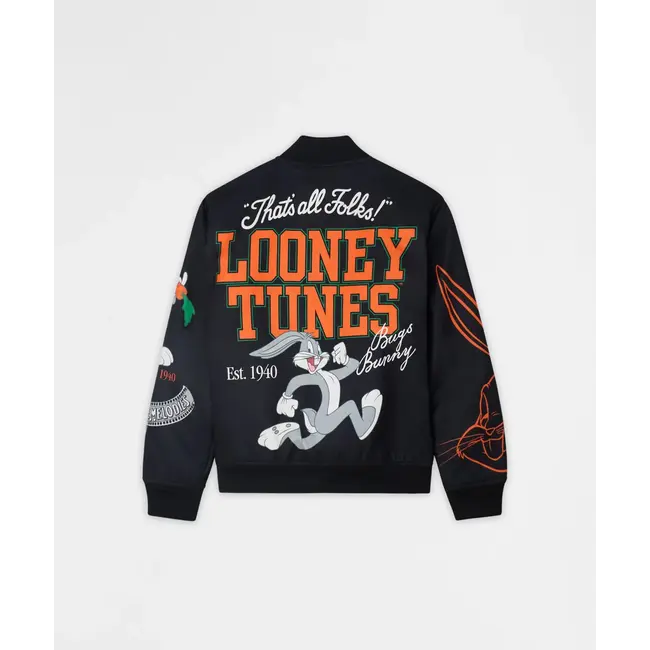Reason NYC Reason Bugs Bunny Varsity Jacket Black (305)