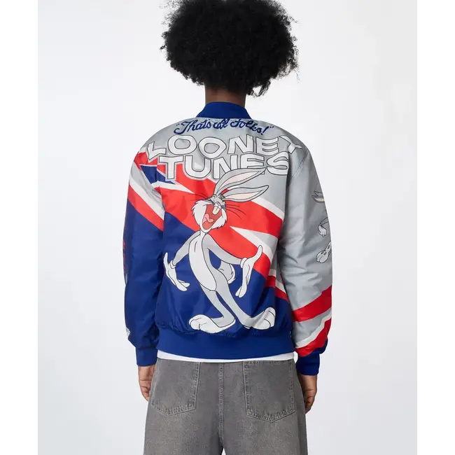 Reason NYC Reason Bugs Bunny Varsity Jacket Blue (803)
