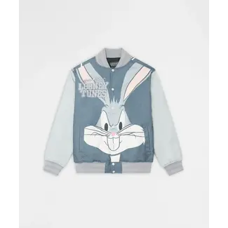 Reason NYC Reason Bugs Bunny Varsity Jacket Grey (304)