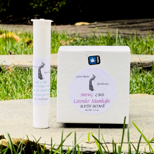 Bath Bomb Lavender Moonlight & Pre-roll  Hemp THC-free CBD