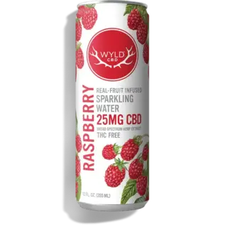 wyld WYLD: Sparkling Water - Raspberry 50mg CBD