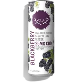 wyld WYLD: Sparkling Water - Blackberry 50mg CBD
