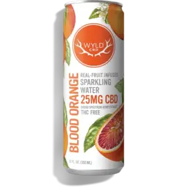wyld WYLD: Sparkling Water - Blood Orange 50mg CBD
