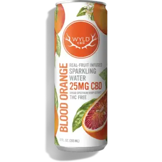wyld WYLD: Sparkling Water - Blood Orange 50mg CBD
