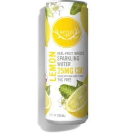 wyld WYLD: Sparkling Water - Lemon 50mg CBD