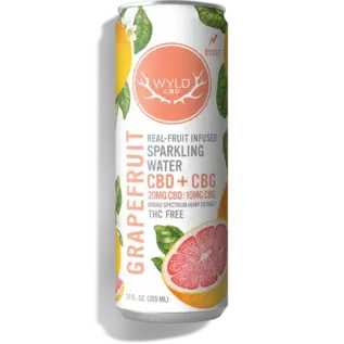 wyld WYLD: Sparkling Water - Grapefruit 20mg CBD : 10mg CBG
