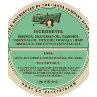 Dr. Canney Dr. Canney: Vapor Rub
