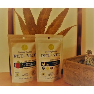 Pet Vet: Cat Treats 100mg - Chicken Salmon