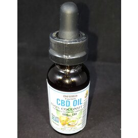 Canna Co Canna Co: Tincture 1000mg ISOLATE - Coconut Oil 1oz