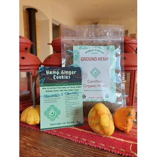 Whole Circle Farms WCF- Ground Hemp  Perfect for Baking -  2oz (56g)  CBD 8%,