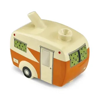 LuvBuds LuvBuds- Roast & Toast Ceramic Pipe, Retro Camper