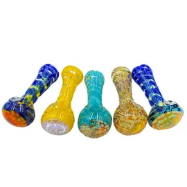 LuvBuds - Glass Flower Pipe 3.5" - Assorted Colors