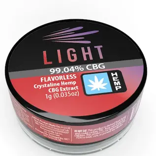 Angel Industries Angel-Light-Crystalline- Flavorless, CBG, 99.33% - Isolate HempExtract 1g,