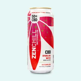 Zentopia Zentopia- CBD 50mg- Watermelon- Chill- Sparkling Water
