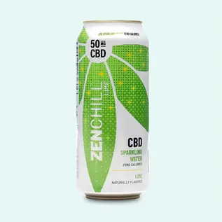 Zentopia Zentopia- CBD 50mg- Lime- Chill- Sparkling Water