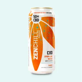 Zentopia Zentopia- CBD 50mg- Mango- Chill- Sparkling Water