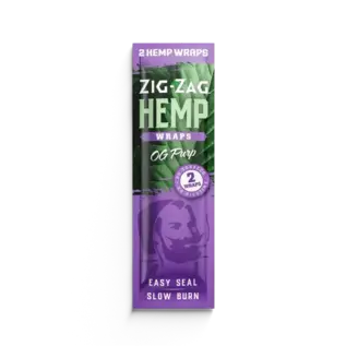 Zig-Zag ZigZag Hemp Wraps -OG Purp (2wraps) NO Tobacco