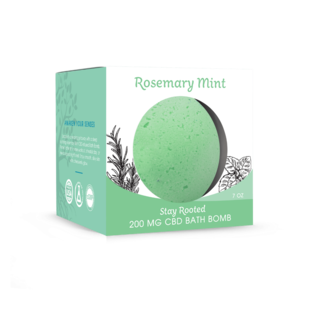Healthy Roots Healthy Roots - Bath Bomb Rosemary Mint  200mg CBD
