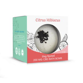 Healthy Roots - Bath Bomb Citrus Hibiscus 200mg CBD