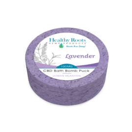 Healthy Roots - Bath Puck ,  Lavender 100mg CBD