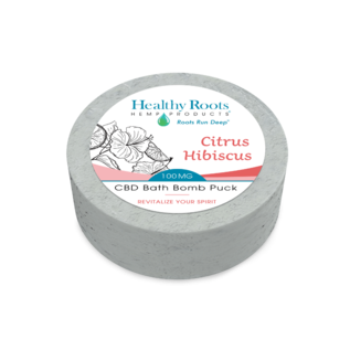 Healthy Roots Healthy Roots - Bath Puck Citrus Hibiscus 100mg CBD