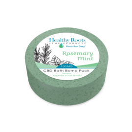 Healthy Roots - Bath Puck  Rosemary Mint  100mg CBD