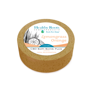 Healthy Roots Healthy Roots - Bath Puck Lemongrass Orange 100mg CBD