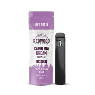 RedWood Reserves RedWood Reserves- Inhaler, Live Resin CBD - Carolina Dream- Indica
