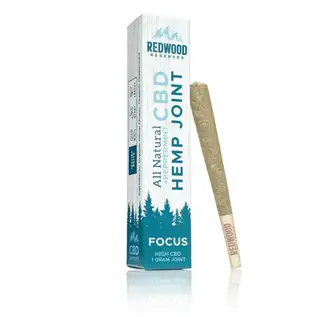 RedWood Reserves RedWood Reserves- Hemp Joint  Focus CBD, 1g, + Peppermint