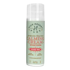 High Desert Pure HighDesertPure- Calming Cream, HoneyDew, 2000mgCBD & 500mgCBG