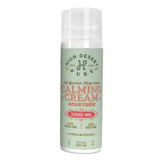High Desert Pure HighDesertPure- Calming Cream, HoneyDew, 2000mgCBD & 500mgCBG